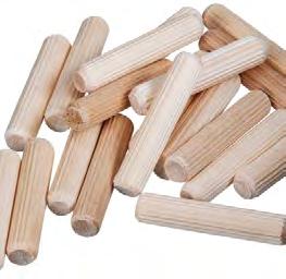 Eftersom endast trä används är materialet i möblemangen enkelt att återvinna.