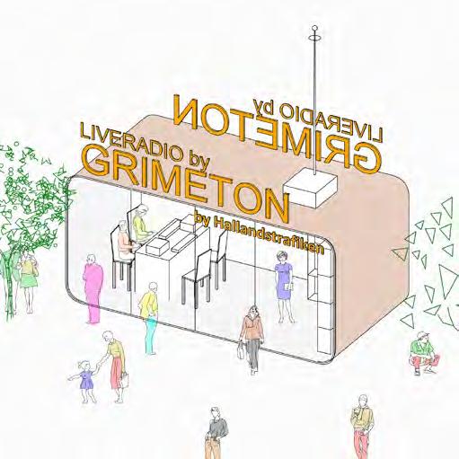 En dag blir besöket i Grimetons livesändande paviljong ett spännande inslag i resan.