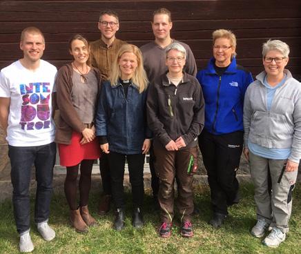 Gunnel Sundberg, Elisabeth Westin, Lenita Björk Jansson och Emma Alm (Emma är inte med på bild) har kommit tillbaka som säsongsanställda under sommar och höst och ska sköta om våra kyrkogårdar.