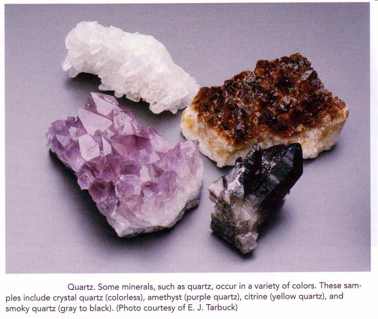 Color an obvious feature of mineral, but not the reliable one, because even a slight impurity can dramatically