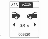 192 Körning och hantering I följande fall kan kollisionsvarningen eventuellt inte detektera ett fordon i färdriktningen eller också kan sensorns prestanda vara begränsade: på slingrande vägar när