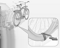 Positionera cyklarna på cykelhållaren antingen i linje åt vänster eller åt höger. 4. Ställ varje cykel likadant som den förra är ställd.