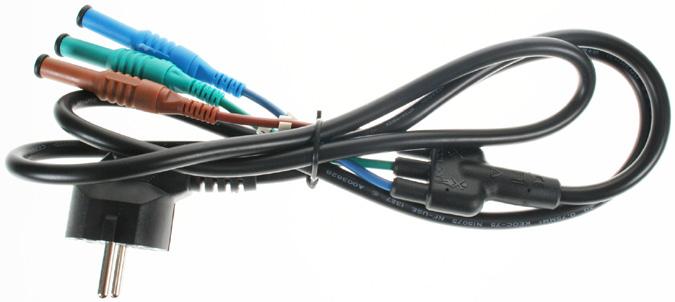 10. Användning av Pluggadapter PC-1 eller PC-2 Användning av pluggadapter PC-2 förenklar mätningar som skall/kan utföras i stickkontakter.