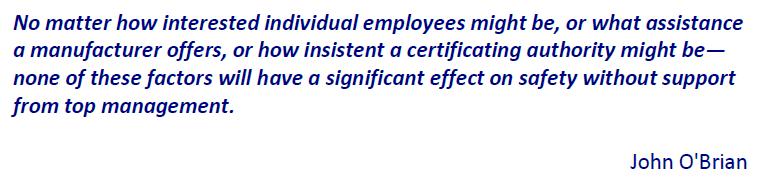 Safety Management - Tillgängliga verktyg Safety Management International Collaboration Group (SMICG) The Senior Manager's Role in SMS Provides practical guidance to help senior managers understand