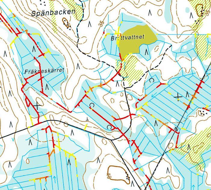 4 Karteringsarbete och resultat Innan fältarbetet påbörjades gjordes avrinningsområdesanalyser, vilka gav en uppfattning om avrinningsområdenas storlek och utbredning.