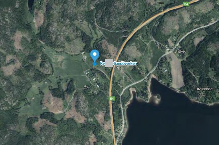 Översiktbild som tydligare visar olycksplats Figur 4.