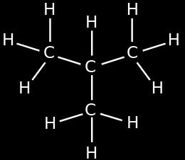 Uppgift 3: Har normalbutan eller isobutan högst kokpunkt? Svar: ü Strukturen påverkar kokpunkten: Normalbutan är en rak molekyl.