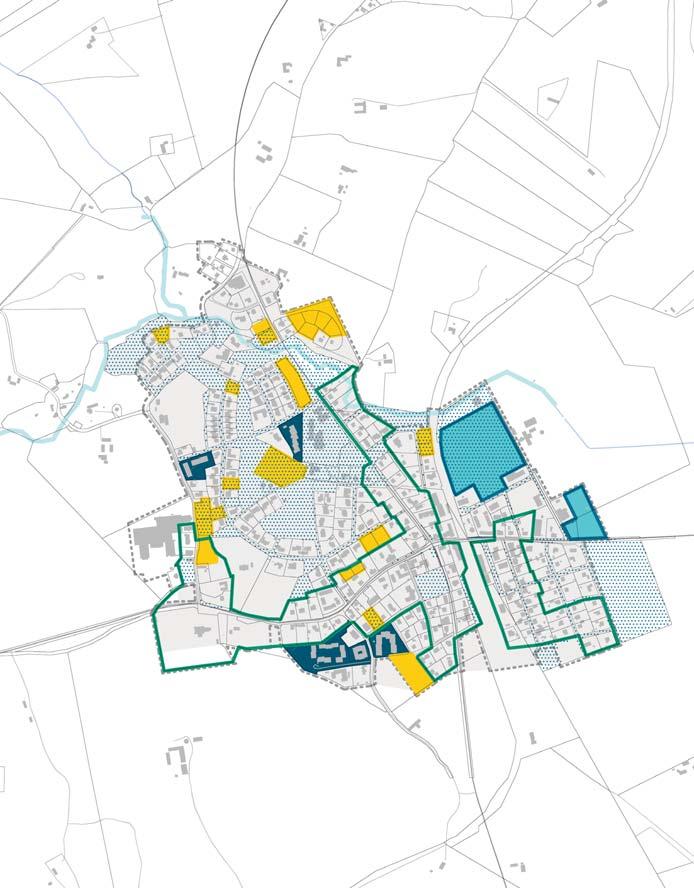 SANKT OLOF Planreserv 30 enbostadshus (friliggande) alternativt mindre lägenheter + 3 ha för näringsverksamheter FÖRSLAG Byggelseutveckling Den befintliga planreserven i Sankt Olof utgörs av ca 30