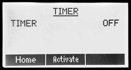 När timerfunktionen används visas ordet Timer i övre högra hörnet på