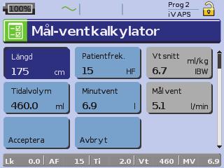 V Om målvärdena visas som: godtagbar, välj Acceptera, och behandlingen kommer att inledas i ivaps-funktion.
