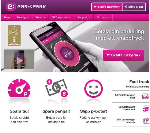 Vi valde DIBS betalningslösning för att göra det enkelt för konsumenten i hela processen, säger Johan Birgersson, VD för EasyPark.