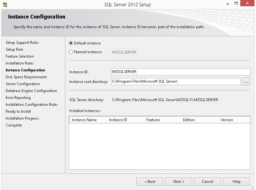 38 Steg 12: I dialogfönstret Instance Configuration, välj alla