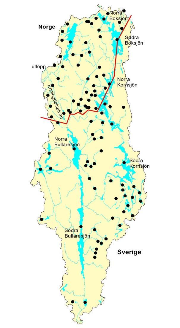 Undersøkelsen i Ennningdals-vassdraget i Västra