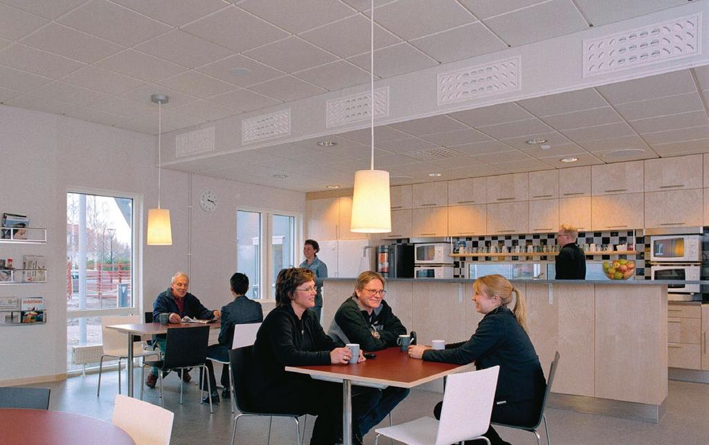 Dysdon Hur vill du ha din luft idag? Även kall luft kan tillföras till en lokal utan drag när Swegons dysdon används.