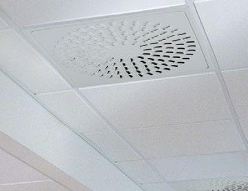 20 625 l/s, 70 2250 m³/h Används för kylning (horisontell spridning) alternativt uppvärmning (vertikal spridning) Manuell