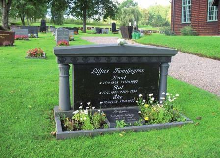 Antikinspirerad gravvård med