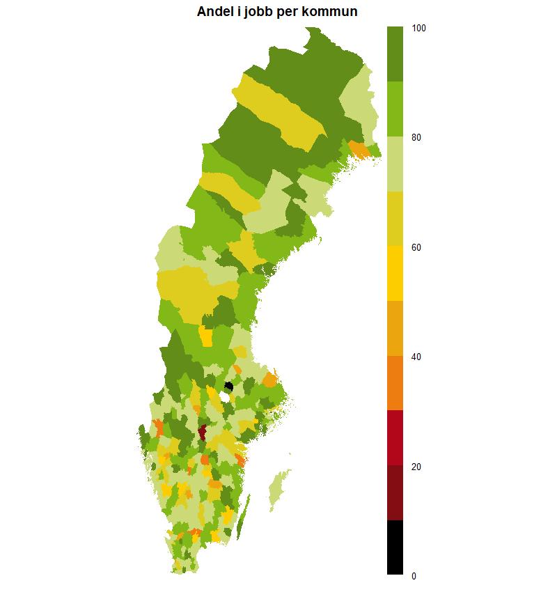 Deltagare från norra och mellersta Sverige får i