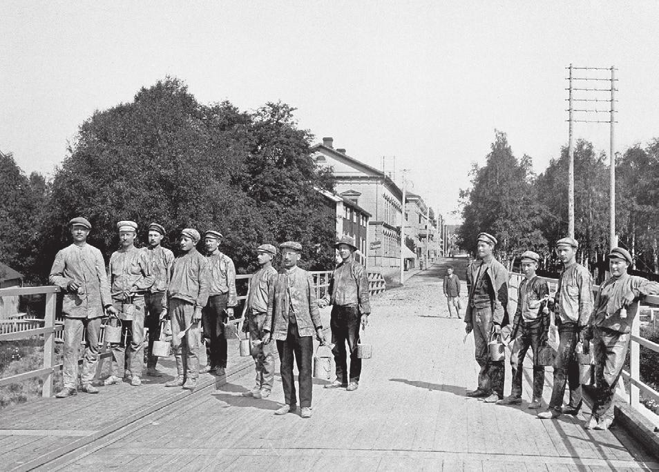 Skellefteå bryggeri. Foto Enar Sundling. 57 Parkbron Bron invigdes 1913 och skulle ersätta Lejonströms bron som genomfartsled.