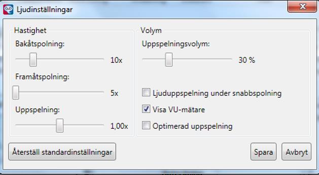 Fokus är initialt standby-läge (blinkande rött ljus) oavsett diktafontyp Tryck på eller skjut fram skjutreglaget till Play (fast rött ljus = inspelning av ljud pågår)