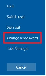 Byt lösenordet till IT-kontot från en Axxell dator Du utför lösenordsbytet på en Windows 10 Axxell dator genom att. 1. Logga in på datorn med ditt Axxell konto. 2.