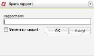 Previously saved reports can be opened with the Load Report