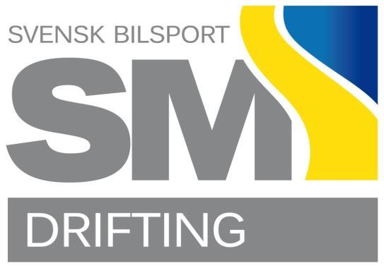 Mästerskapsregler SM Drifting Proint 2017 Detta dokument innehåller mästerskapsregler för SM i Drifting, uppdelat i två avsnitt: A. Tävlingsregler SM Drifting B.