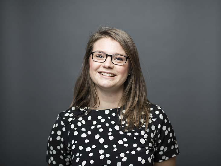 Hållbarhet. Caroline Sjödahl deltar i Volati Management program och har arbetat med hållbarhetsfrågor på me&i.