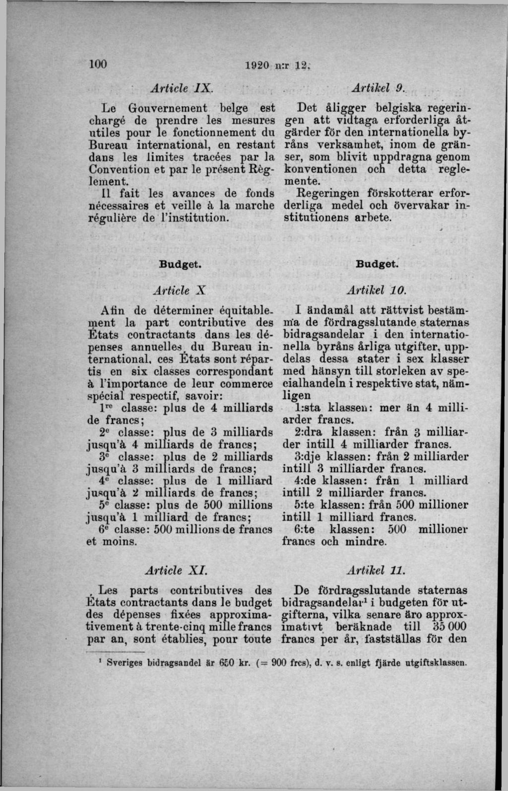 Article IX.