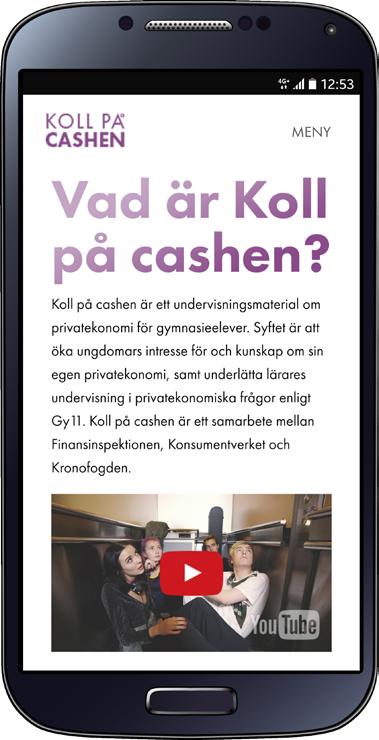 UNGA KONSUMENTER 21 Det förebyggande arbetet är viktigt, till exempel information om konsumenters rättigheter och skyldig heter: Vad ska du göra om du är missnöjd med en vara eller tjänst?