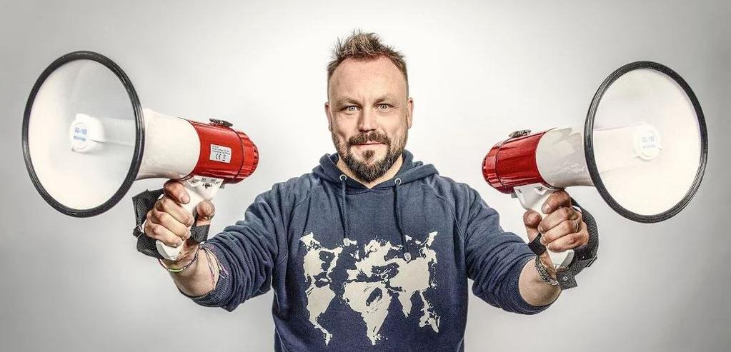 FINSKA ENTREPRENÖRER MED TYDLIGT BUDSKAP OM FLYKTINGAR Riku Rantala överröstar alla som försöker hävda att flyktingar är en belastning.