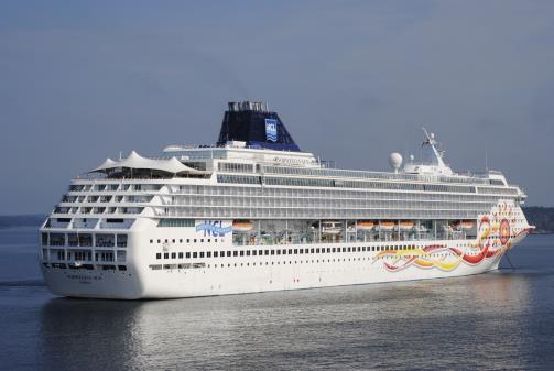 Norwegian Sun Rederi: Norwegian Cruise Line Byggd: 2001 Längd: 258 meter Passagerare: 2350 Antal anlöp: cirka 15 Ocean