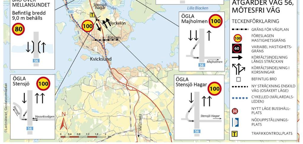 norrgående riktning är 37 %,