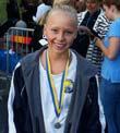 18 Nacka Värmdö Posten Tisdag 25 juli 2017 Sport FOTO: EVA GIPPERTH Linnèa Gipperth tog förrförra helgen två medaljer i de svenska ungdomsmästerskapen i Malmö.