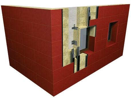 REDAir MULTI Systemets komponenter REDAir MULTI är ett helt oorganisk isoleringssystem som bygger på en smart galavaniserad stålläkt.