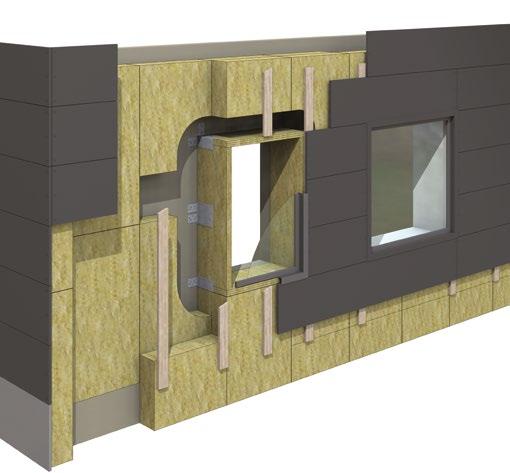 1 ROCKWOOL levererar alla komponenter: 1 REDAir LINK skiva 48 mm Leveras i hela skivor 1500 x 1200 mm eller måttanpassade vid specialprojekt.