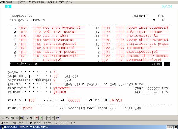 Rubriker i bilden: Enhet Inloggad enhet Egen kod Beteckning på egenkoden. Rubriken syns inte i bilderna Medicinsk registrering, bild 084 och 113 utan enbart i denna registerbild.