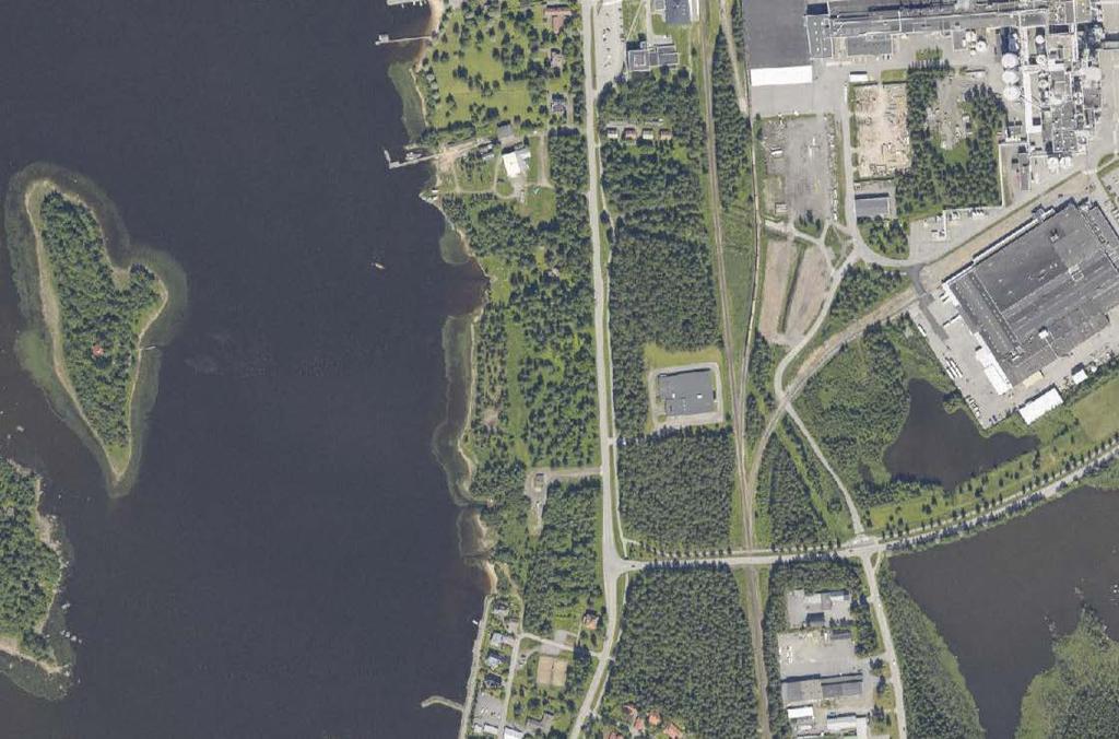 298, STST 2017-09-18 16:00 / :s bilaga: Bilaga 298 B, stst 18.9.2017 reningsverk i norr. Strax söder om planeringsområdet finns en skyddad byggnad, den så kallade Willes villa.
