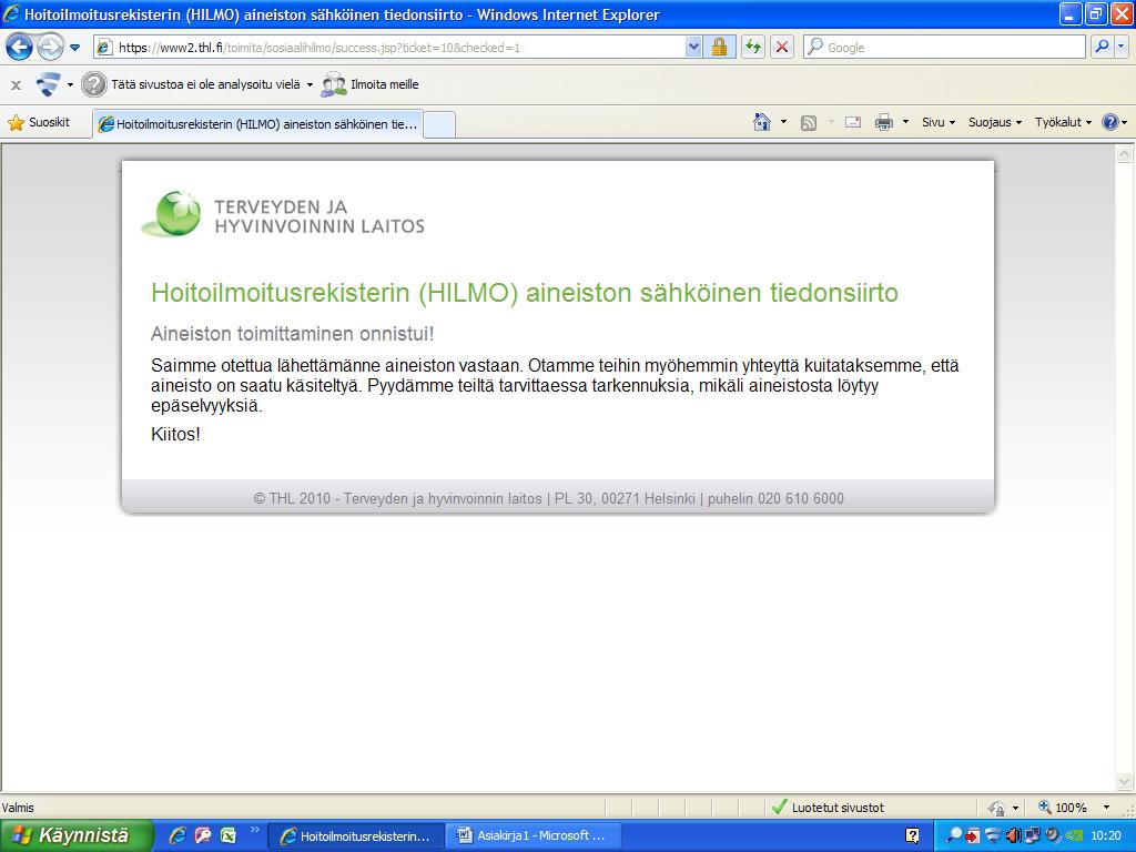 Stäng inte webbläsaren medan överföringen pågår.