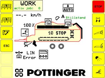 IOBU - TERMINAL 10. Fyllnivåindikering (tillval) Anmärkning: När bakluckan stängs återställs fyllnivåindikeringens värde till det aktuellt uppmätta värdet!