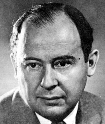 2.3 En beräkningsmodell En farbror Copyright 2009 Los Alamos National Security, LLC All rights reserved John von Neumann (1903 1957) John von Neumann har lämnat viktiga bidrag till den rena