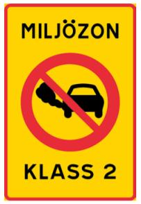 1. Miljözoner för personbilar Ge kommunerna möjlighet att införa: - Miljözon klass 2: endast lätta fordon med låga utsläpp - Miljözon klass 3: endast nollutsläppsfordon - (Ev ny zon 3 endast