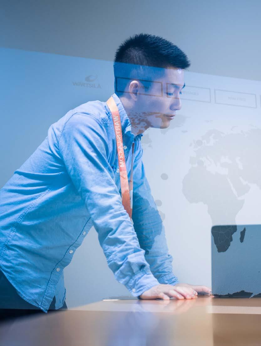 Att jag utsågs till Chief Digital Officer under tredje kvartalet 2016 var både ett erkännande av Wärtsiläs utvecklingsambitioner inom detta område och ett tecken på vår beslutsamhet att gå i bräschen