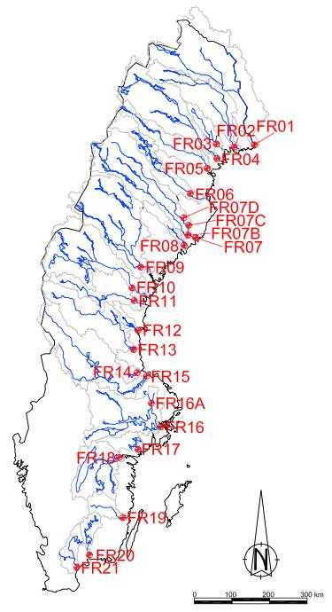 2.2 Sampling sites Different water bodies were included covering both small and large streams as well as streams in both remote and urban areas (for details see Ahrens et al. (2014)).