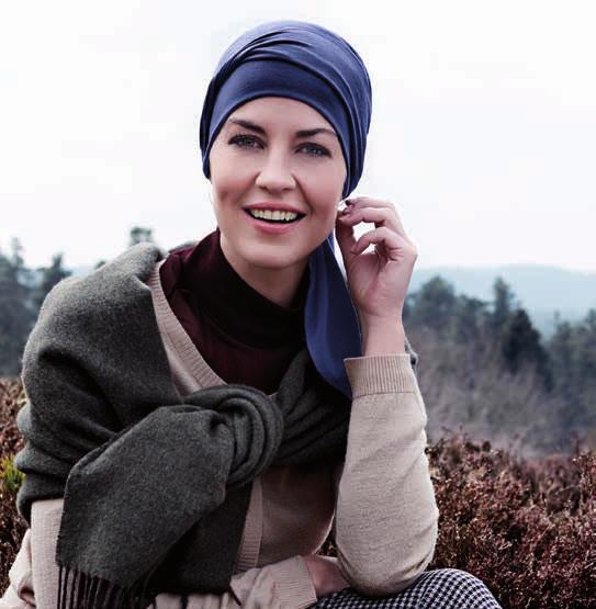 BILDER: SENTOO COLLECTION CHRISTINE HEADWEAR EN ANNORLUNDA SALONG Salonger med peruker och turbaner Vi träffar dagligen personer med olika typer av håravfall, bl a håravfall som biverkan vid