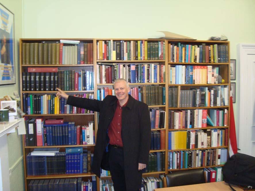 Steve Murdoch i sitt arbetsrum, University of St Andrews.