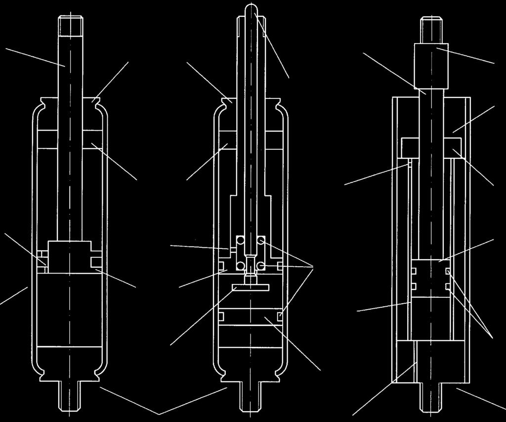 If gas springs, tension springs or dampers are fitted in applications where their failing would mean a risk of health or life, för lagring av energi.