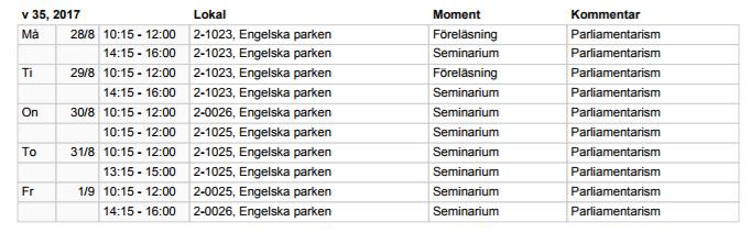 strictly intertwined: the class (in the morning) is devoted to the analysis of the readings, while the seminar (in the same afternoon) is dedicated to some legal texts, often in a comparative