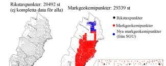 BILAGA 7 det markgeokemiska datasetet används (Figur 12).