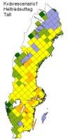 BILAGA 8 över 30% vid GROT-uttag. I granskog är bidraget större och skillnaden mellan stamoch GROT-scenarierna är större (Figur 15).