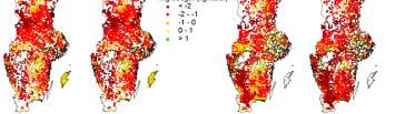 BILAGA 8 vedsuttag i tallbestånd visade beräkningen att vittringen och depositionen kan kompensera för bortförseln av K i vissa delar av landet (Figur 18).